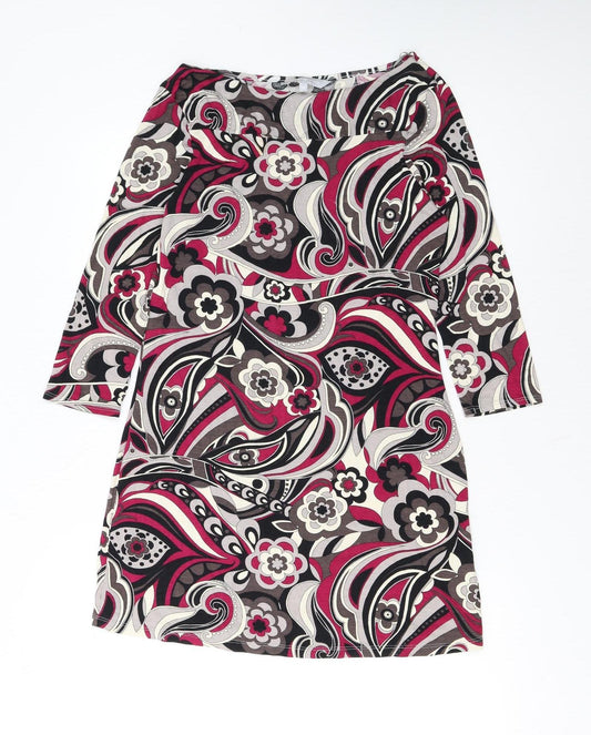 Additional front view of Red Herring Women’s Multicoloured, size UK 12, Shift Dress