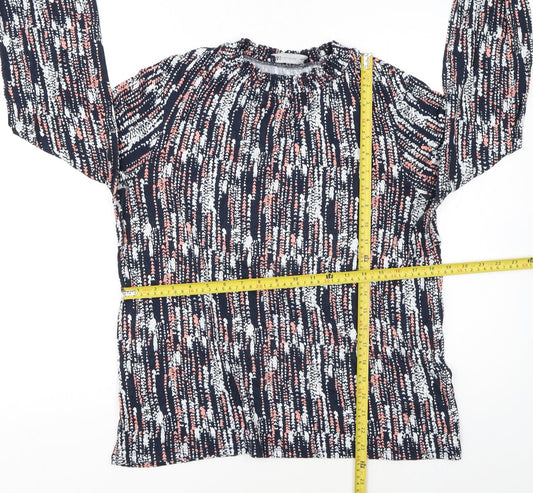 Marks and Spencer Womens Multicoloured Jersey Blouse Size 14