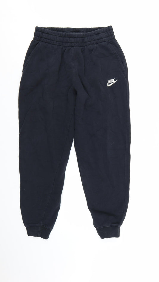 Nike Boys Black XL Jogger Sweatpants Elastic Waist Fleece Trousers