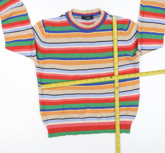 MaxMara Weekend Womens Multicoloured Cotton Stripe Jumper Size S