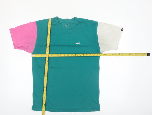 Vans Men's Multicoloured Classic Fit Cotton T-Shirt Medium