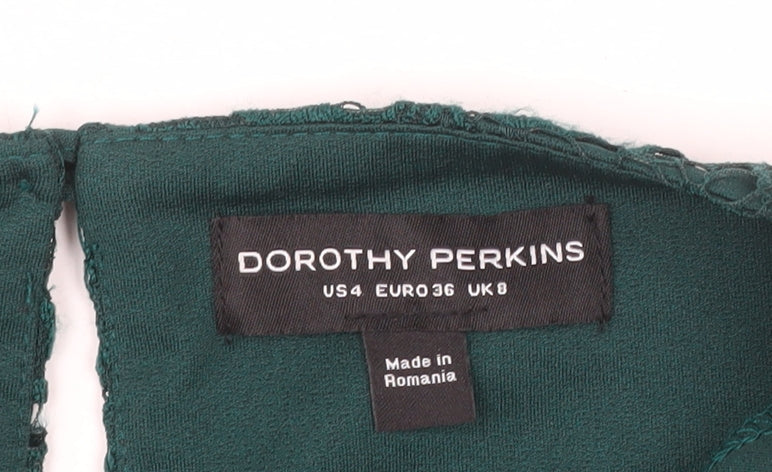 Additional view of Dorothy Perkins Women’s Green Lace Sheath Dress, size UK 8