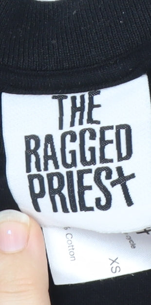Additional view of The Ragged Priest unisex multicoloured long sleeve cotton top xs