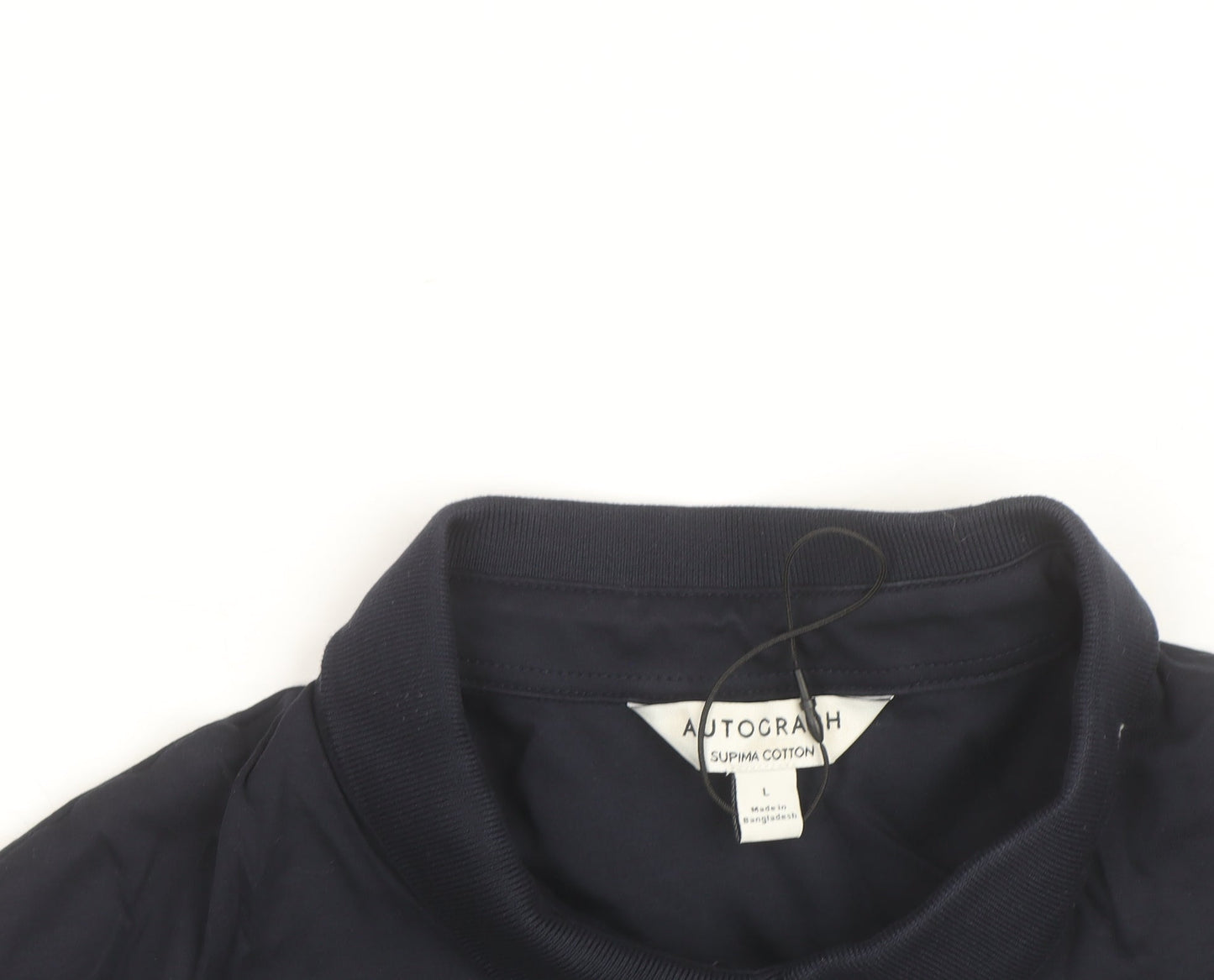 Marks and Spencer Autograph Men's Black Supima Cotton Polo Shirt L