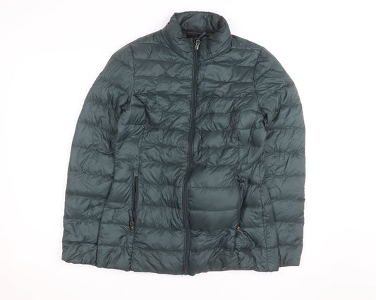 32 Degrees Heat Men's Green Puffer Jacket Size S Lightweight Down
