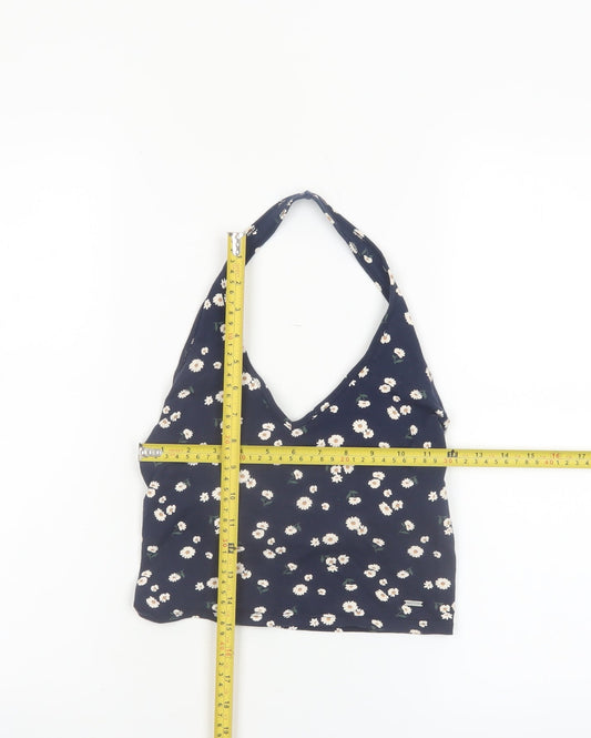 Hollister Women's Blue Floral Halter Camisole Tank Top Size S