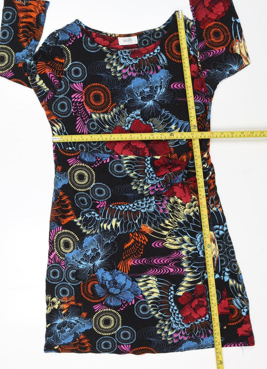 Wallis Petite Women’s Multicoloured Floral Shift Dress Size 14