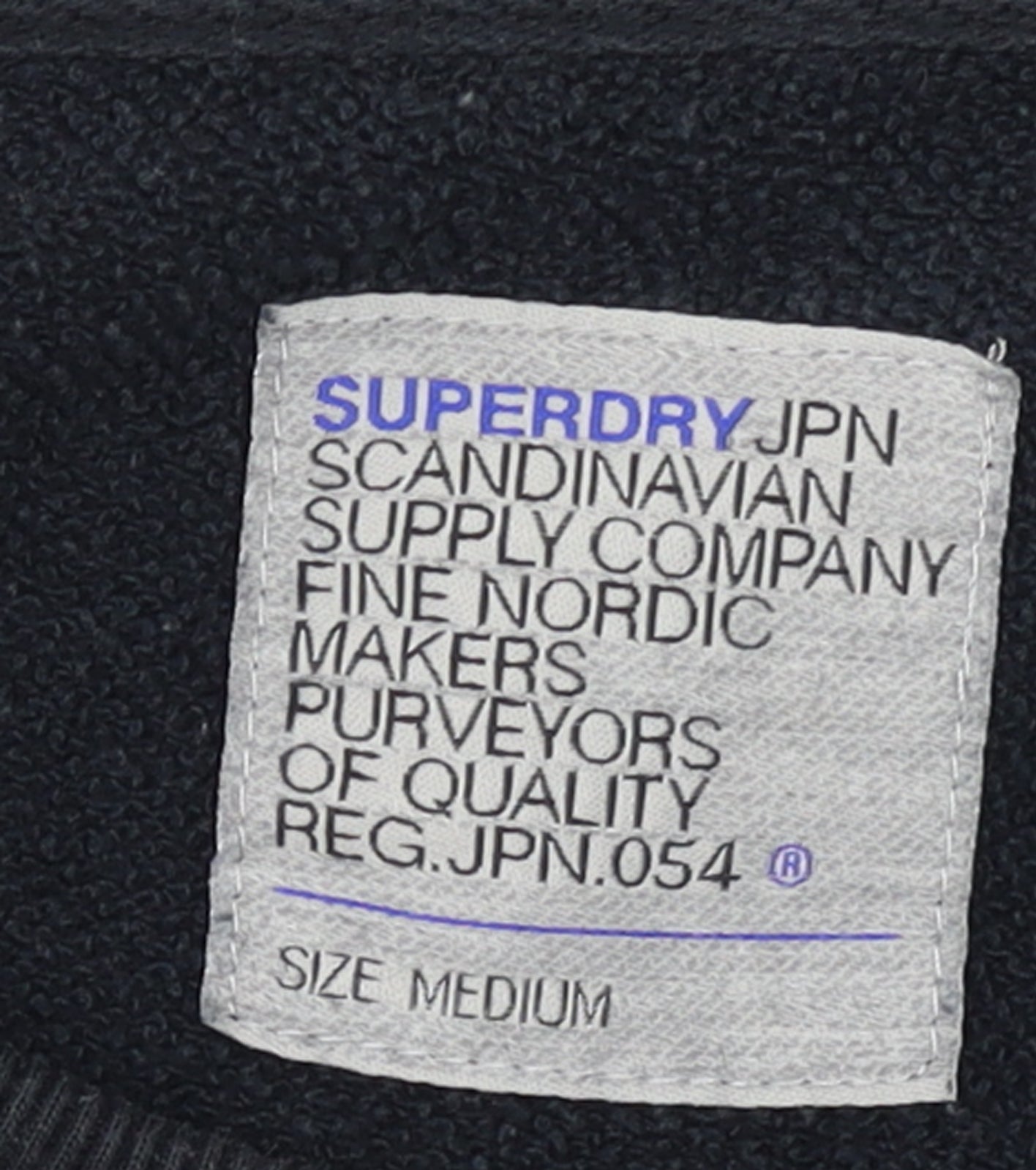 Superdry Women's Black Medium Pullover Sweatshirt New York Logo