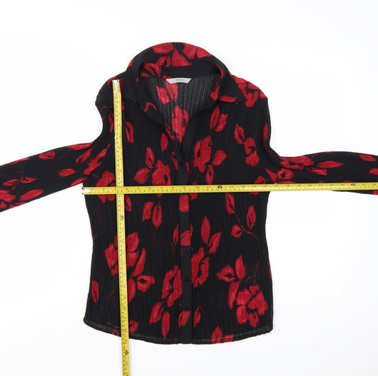 Marks and Spencer Women’s Multicoloured Floral Long Sleeve Blouse Size 14