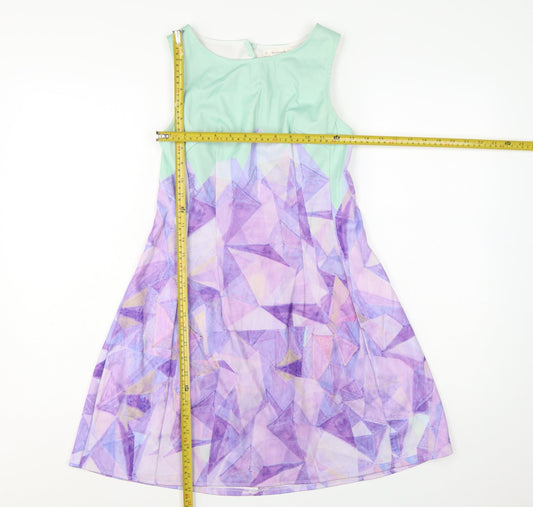 Here Comes The Sun Women's Multicoloured A-Line Dress Size 10