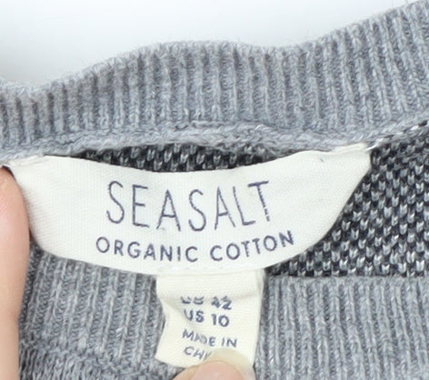 Seasalt Women’s Multicoloured Organic Cotton Pullover Jumper Size 14