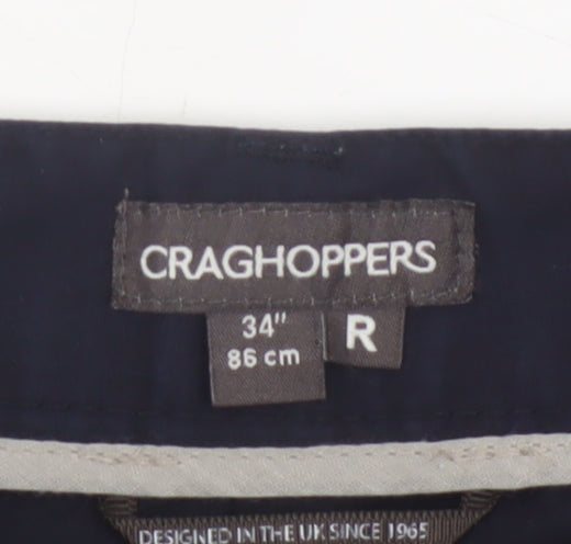 Craghoppers Men's Navy Convertible Cargo Trousers Size 34R