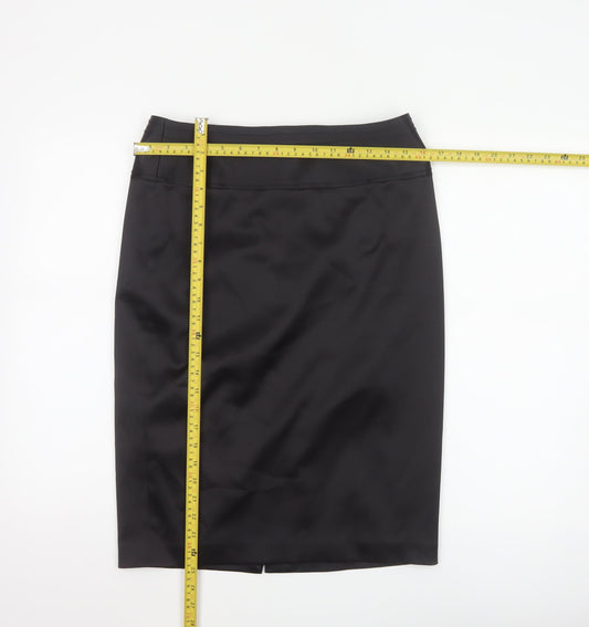 Next Women's Black Knee Length Pencil Skirt Size 12