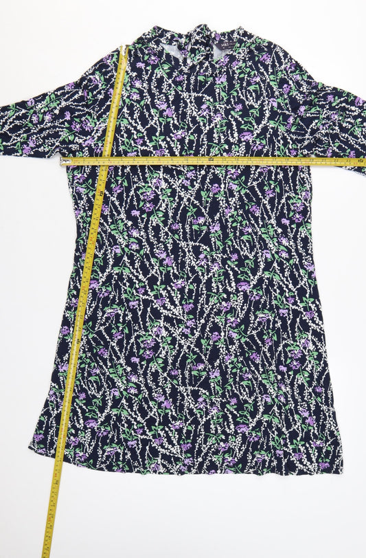 Marks and Spencer Women’s Multicoloured Floral Shift Dress Size 16