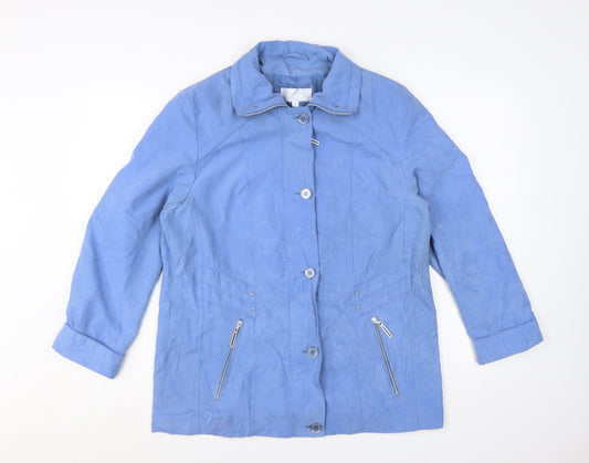Additional front view of Cotswold Collections Women's Blue, size 12, Mid-Length Basic Jacket