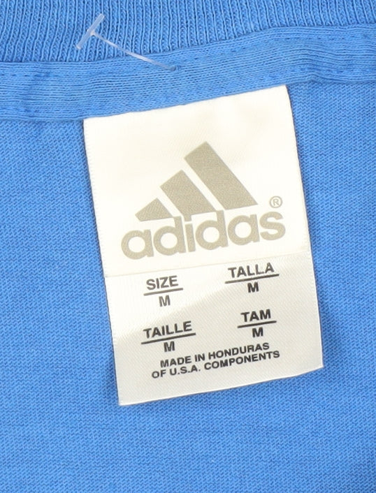 Additional view of Adidas Men's Blue UCLA Football Long Sleeve Cotton T-Shirt M