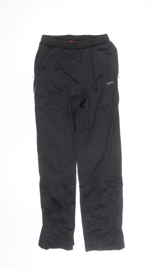 Slazenger Men's Black XS Track Pants Quick Dry Activewear Trousers