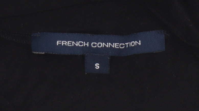 Additional view of French Connection Women's Black Sleeveless Wrap Blouse, size S