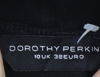 Dorothy Perkins Women's Black Size 10 Leggings Viscose Blend