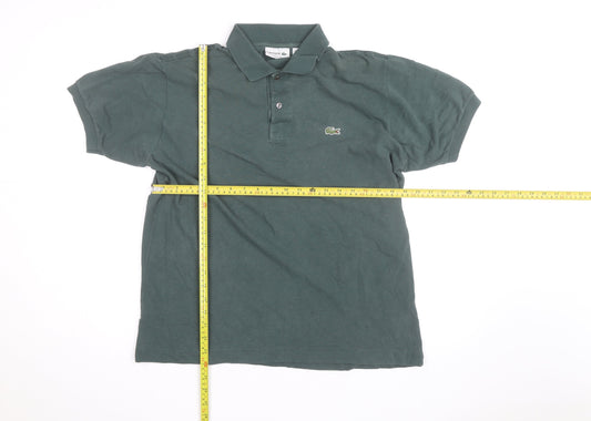 Lacoste Men's Green Classic Fit Cotton Polo Shirt Size L