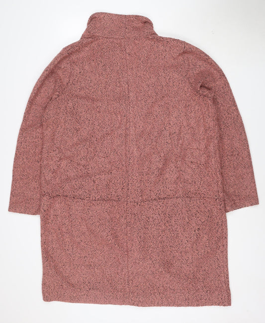 Next Women’s Pink Knit Coatigan Size 20 Regular Mid-Length