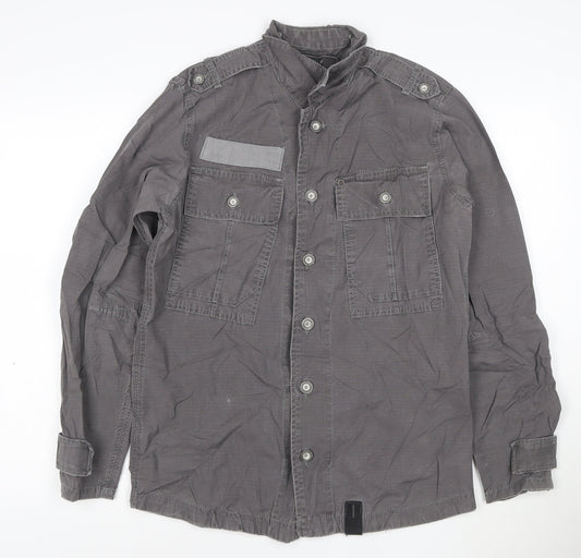 Additional front view of G-Star RAW Men's Grey Military Style Cotton Jacket M