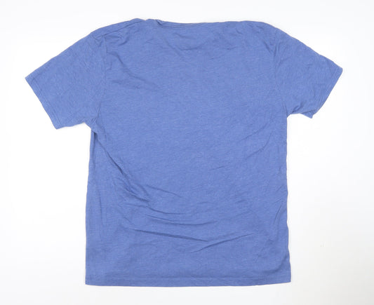Marvel Men’s Blue Spider-Man Graphic T-Shirt Size M Regular Fit