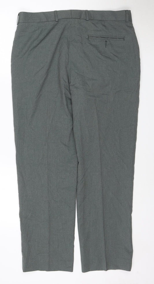The Edinburgh Woollen Mill Men's Grey 36 Regular Trousers