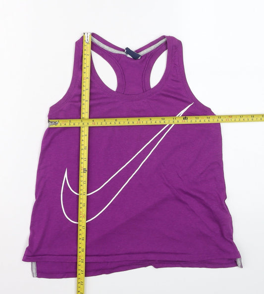 Nike Women's Purple Racerback Tank Top Size S Lightweight Activewear