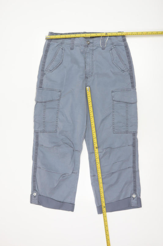 Marks and Spencer Women’s Grey Cargo Trousers Size 12 Regular