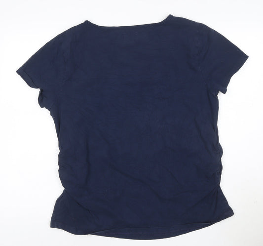 Mountain Warehouse Women’s Blue Cotton Short Sleeve T-Shirt UK 20