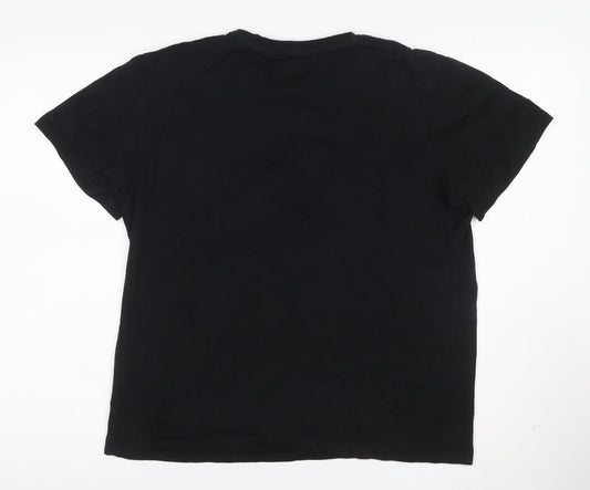Pokemon Women's Black Cotton Crew Neck T-Shirt Size M