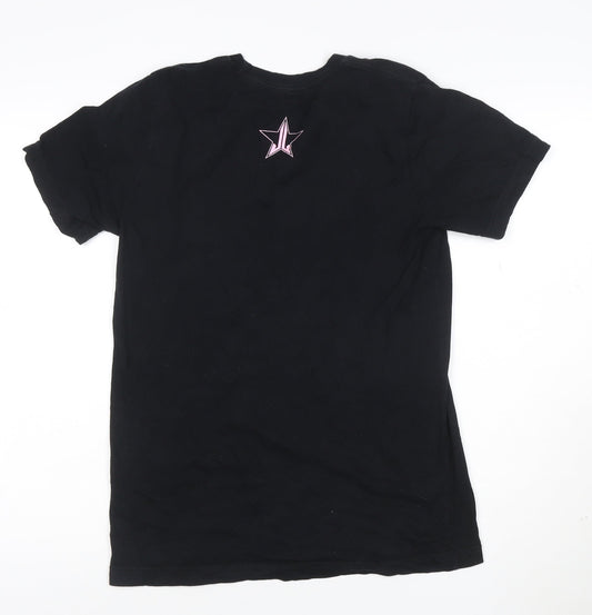 Jeffree Star Women's Black T-Shirt Medium Graphic Short Sleeve