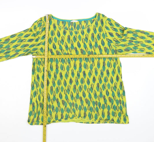 White Stuff Women's Multicoloured Cotton Tunic Blouse Size 14