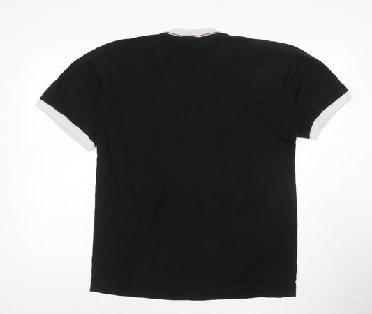 Fila Men's Black XL Crew Neck Short Sleeve T-Shirt