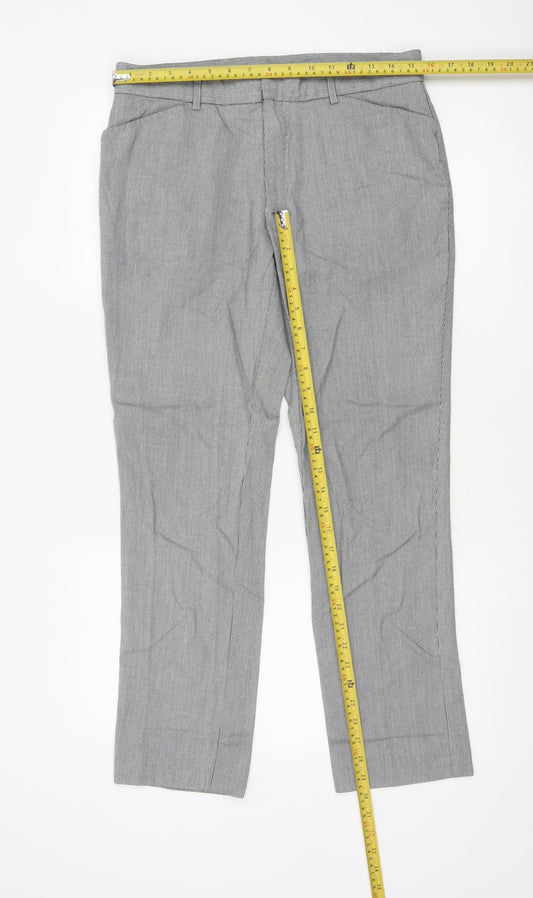 Topman Men's Grey Slim Fit Chino Trousers Size 32R