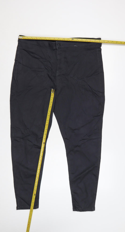 Marks and Spencer Women Black Super Skinny Stretch Jeans Size 20 Regular