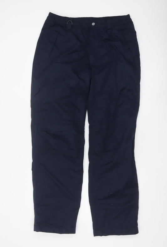 Cotton Traders Men’s Navy L Snow Pants Waterproof Lined Trousers
