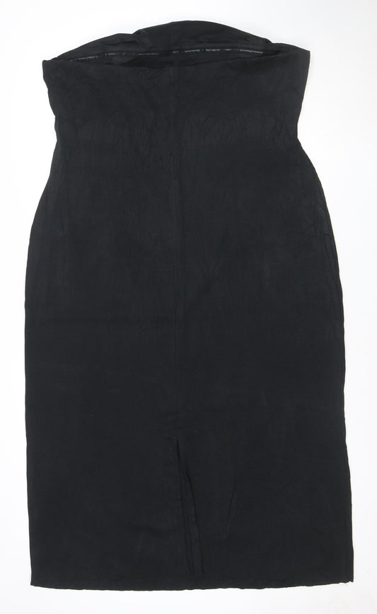 Marks & Spencer Women's Black Size 12 Sleeveless Bodycon Work Dress