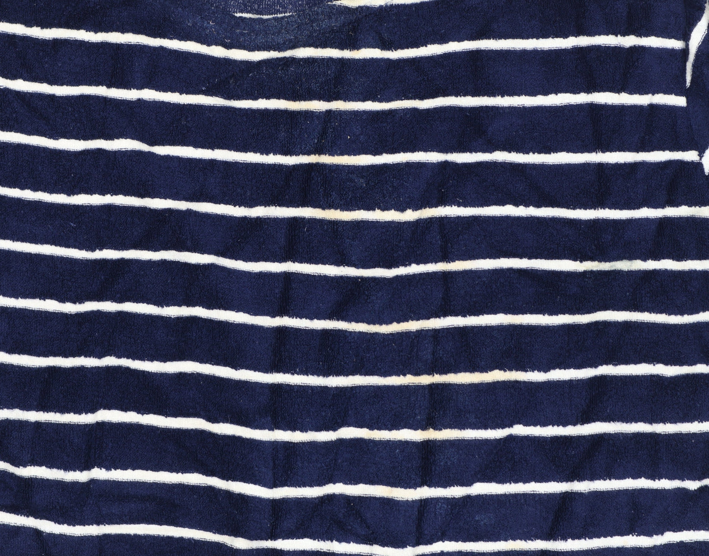 Armor Lux Women Navy White Striped Pullover Sweatshirt L Cotton Blend