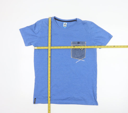 Carter Men's Blue Short Sleeve Crew Neck T-Shirt Size S