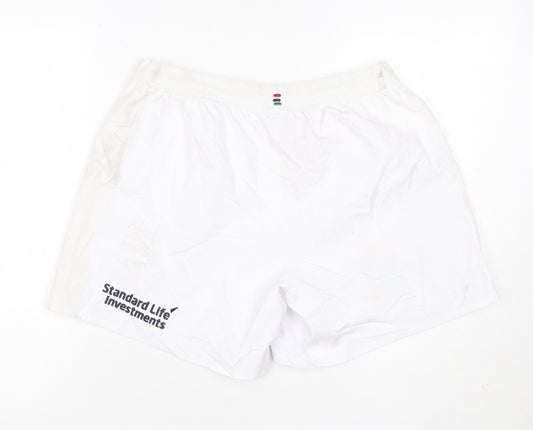 Canterbury Men's White Rugby Shorts Size 36 Athletic Polyester