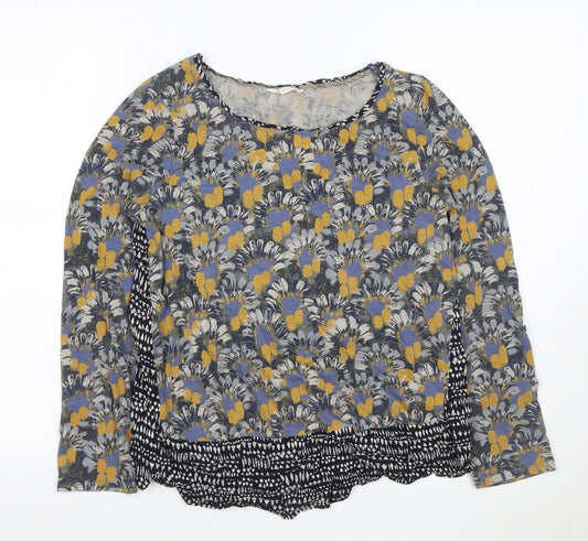 White Stuff Women’s Multicoloured Floral Tunic Blouse Size 10