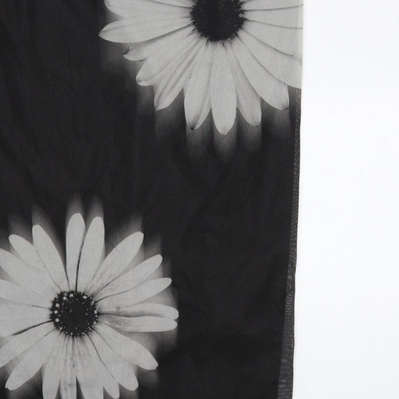 New Look Women Black UK 10 Long Floral Sleeveless Sheath Dress
