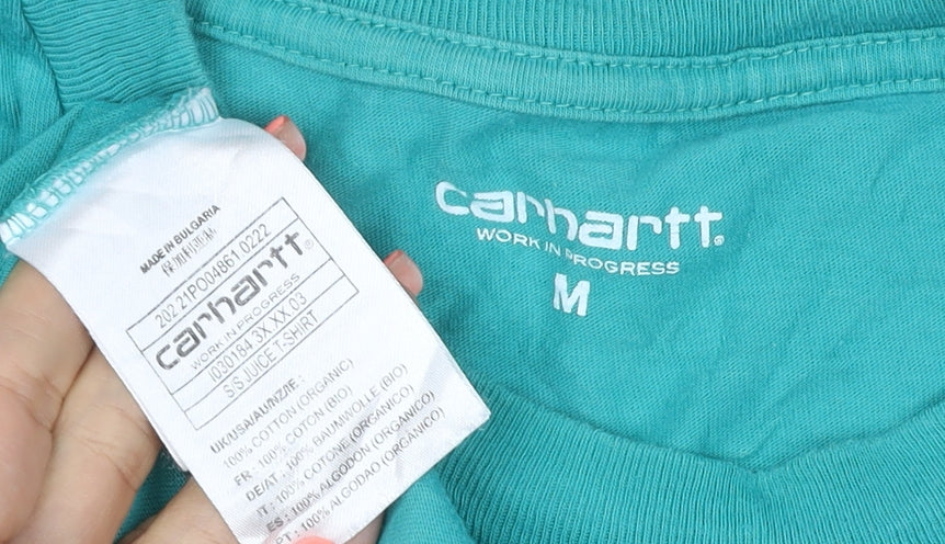 Carhartt Men’s Green M S/S Juice Graphic Print Cotton T-Shirt