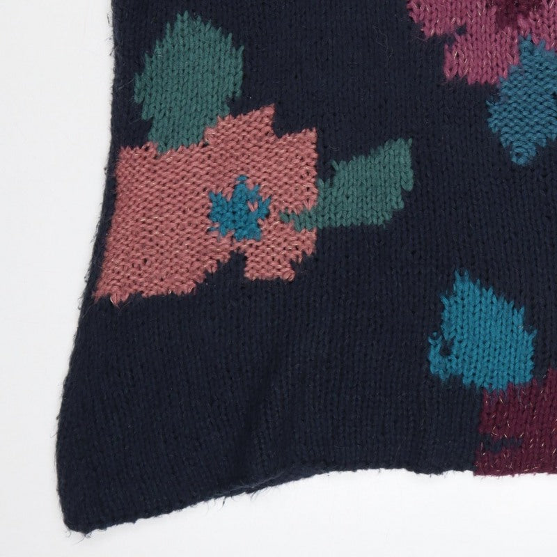 Joe Browns Women’s UK 18 Multicoloured Floral Chunky Knit Vest Jumper