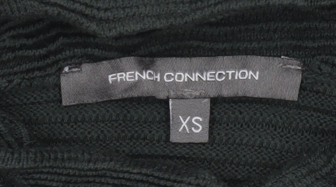 Additional view of French Connection Women Black XS Roll Neck Knit Jumper Dress