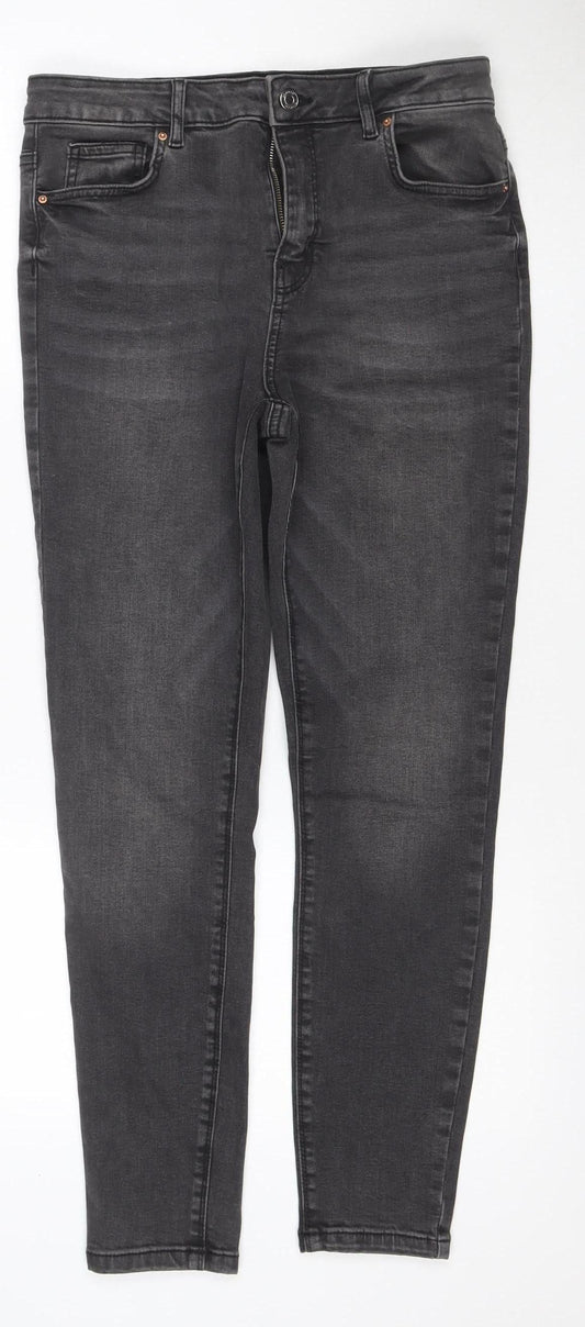 Primark Women’s Black UK 14 Slim Straight Stretch Jeans