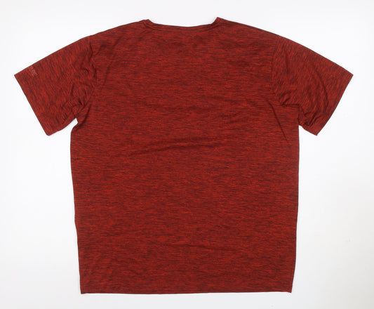 Regatta Men’s Red Marl M Basic Sports Quick Dry T-Shirt