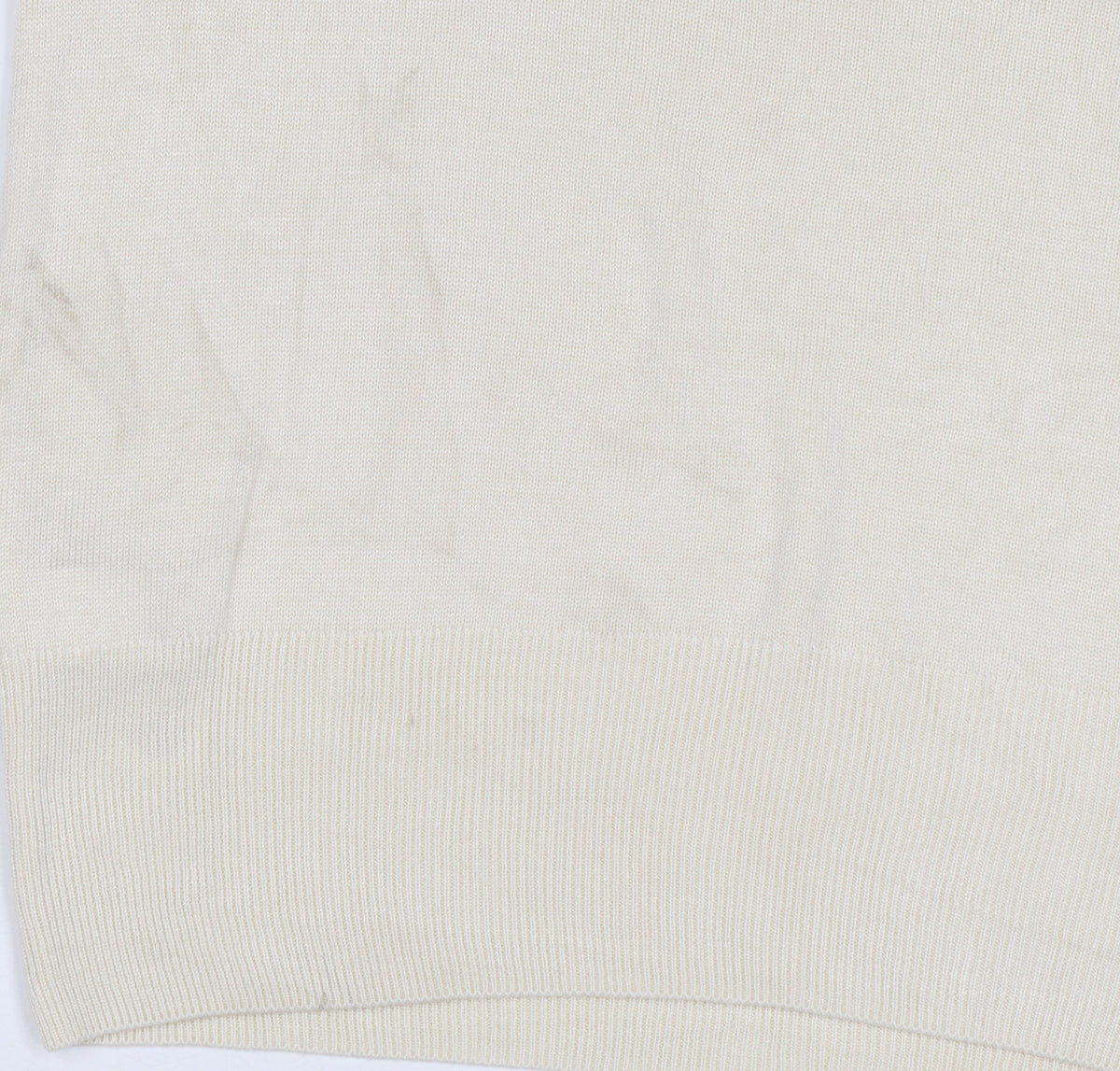 Marks & Spencer Women Ivory Size 22 Cable Knit Short Sleeve Jumper